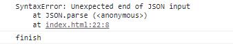 JavaScript错误“Uncaught SyntaxError: Unexpected end of JSON input”的解决方法 