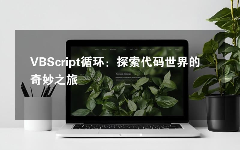 VBScript循环：探索代码世界的奇妙之旅