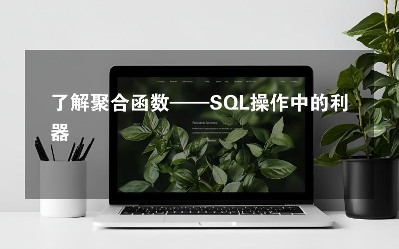 了解聚合函数——SQL操作中的利器