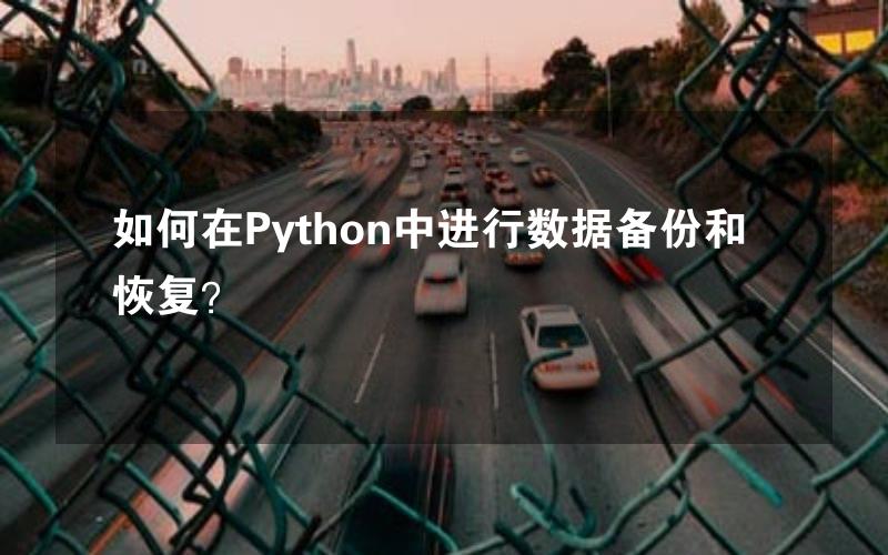 如何在Python中进行数据备份和恢复？