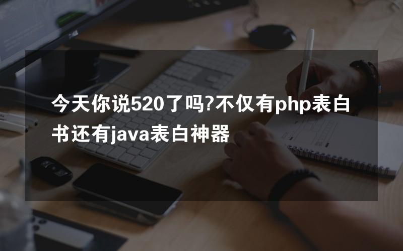 今天你说520了吗?不仅有php表白书还有java表白神器