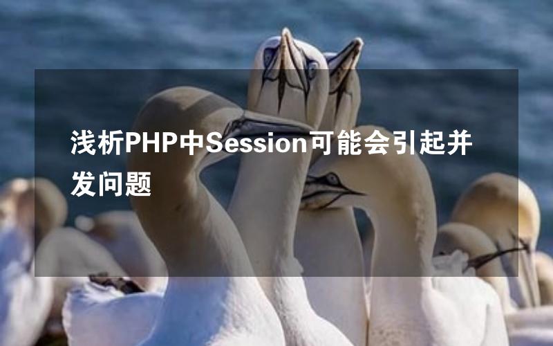 浅析PHP中Session可能会引起并发问题