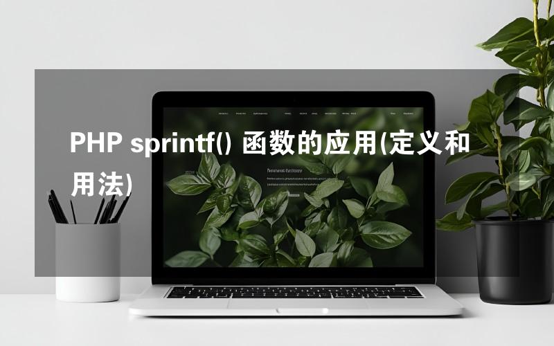 PHP sprintf() 函数的应用(定义和用法)