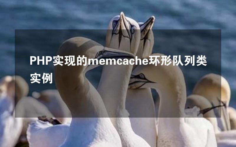 PHP实现的memcache环形队列类实例