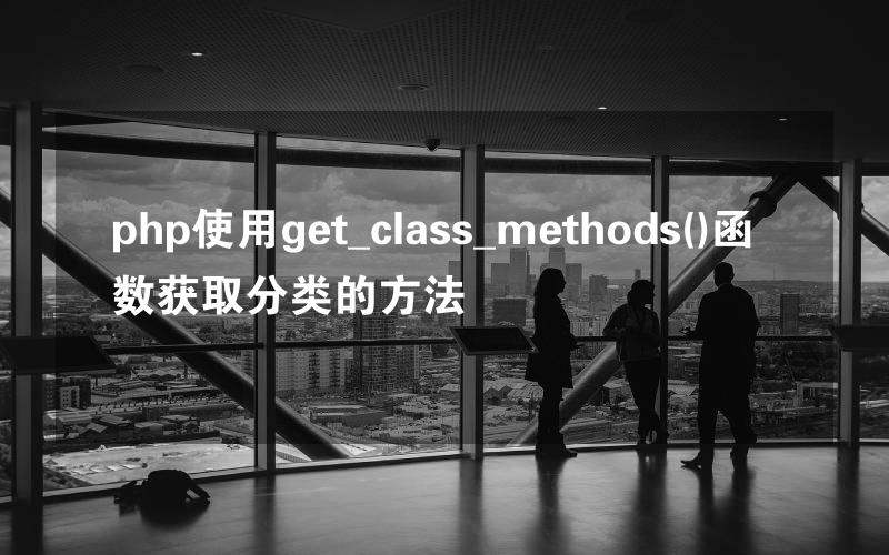 php使用get_class_methods()函数获取分类的方法